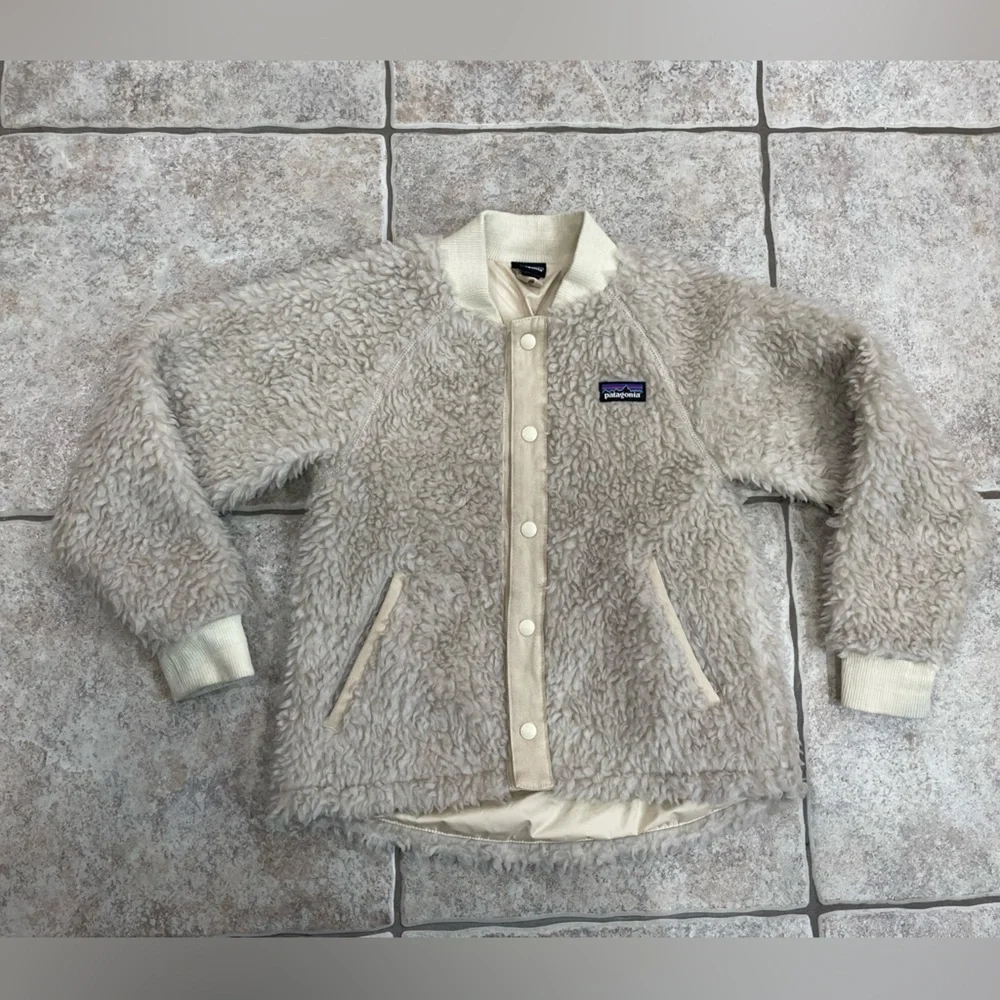 Patagonia Retro X Fleece Bomber Jacket Kids XS Sherpa Wind Resistant Outdoor